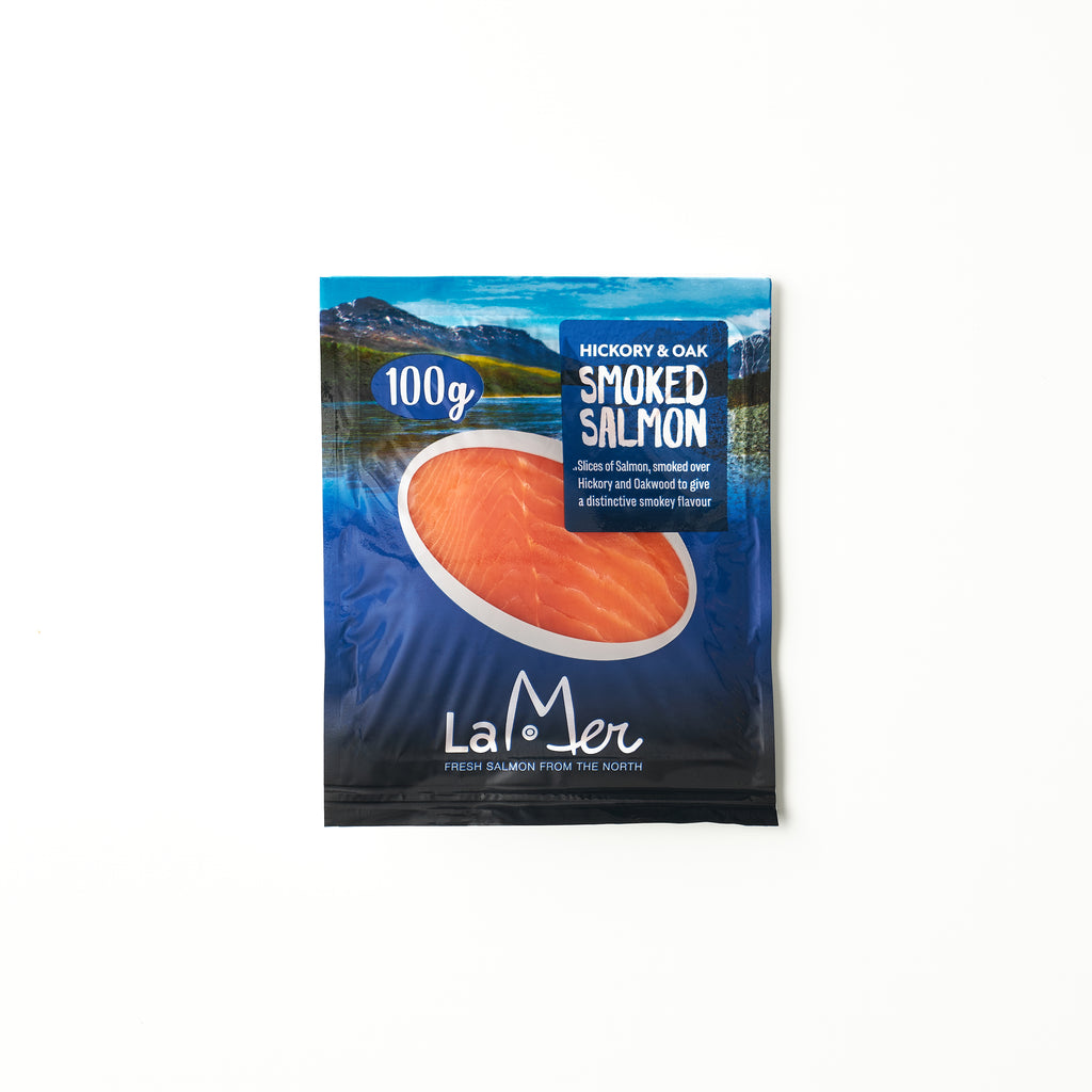Norwegian Smoked Salmon Slices 100G