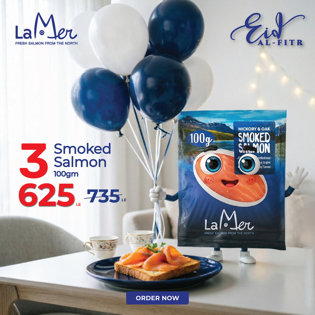 3 X Smoked salmon 100G