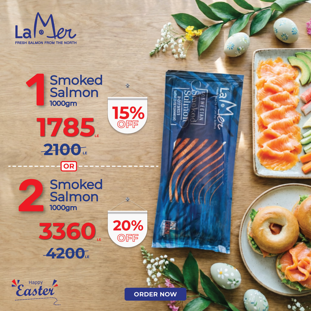 Smoked Salmon Slices Skin Off 1 KG