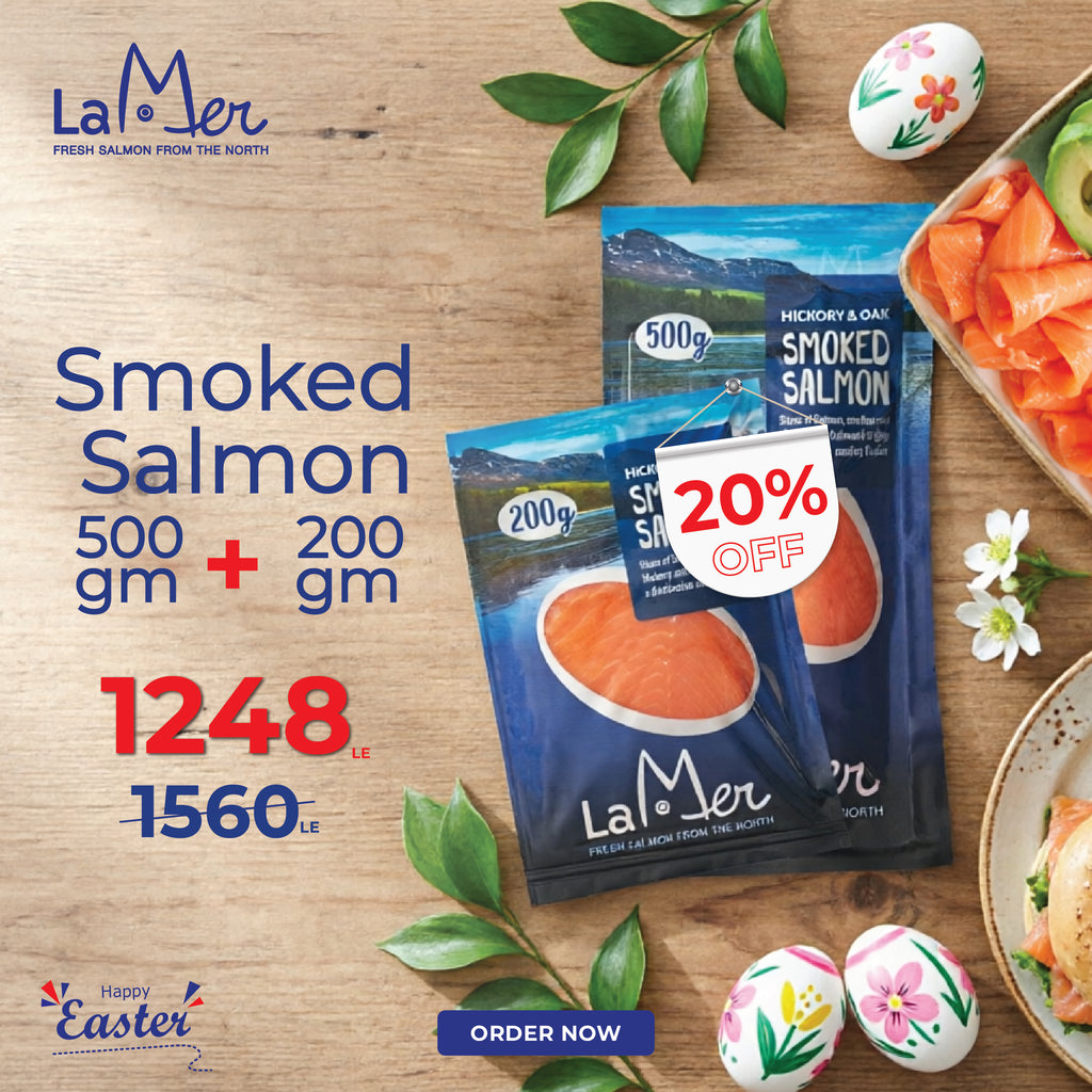 1×Smoked salmon 500G + 1×Smoked salmon 200G