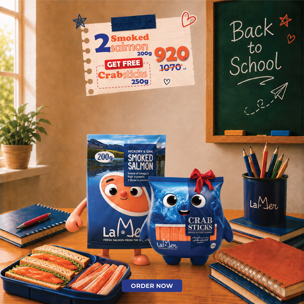 2 X Smoked Salmon 200gm and Get for free 1 X Crab sticks.