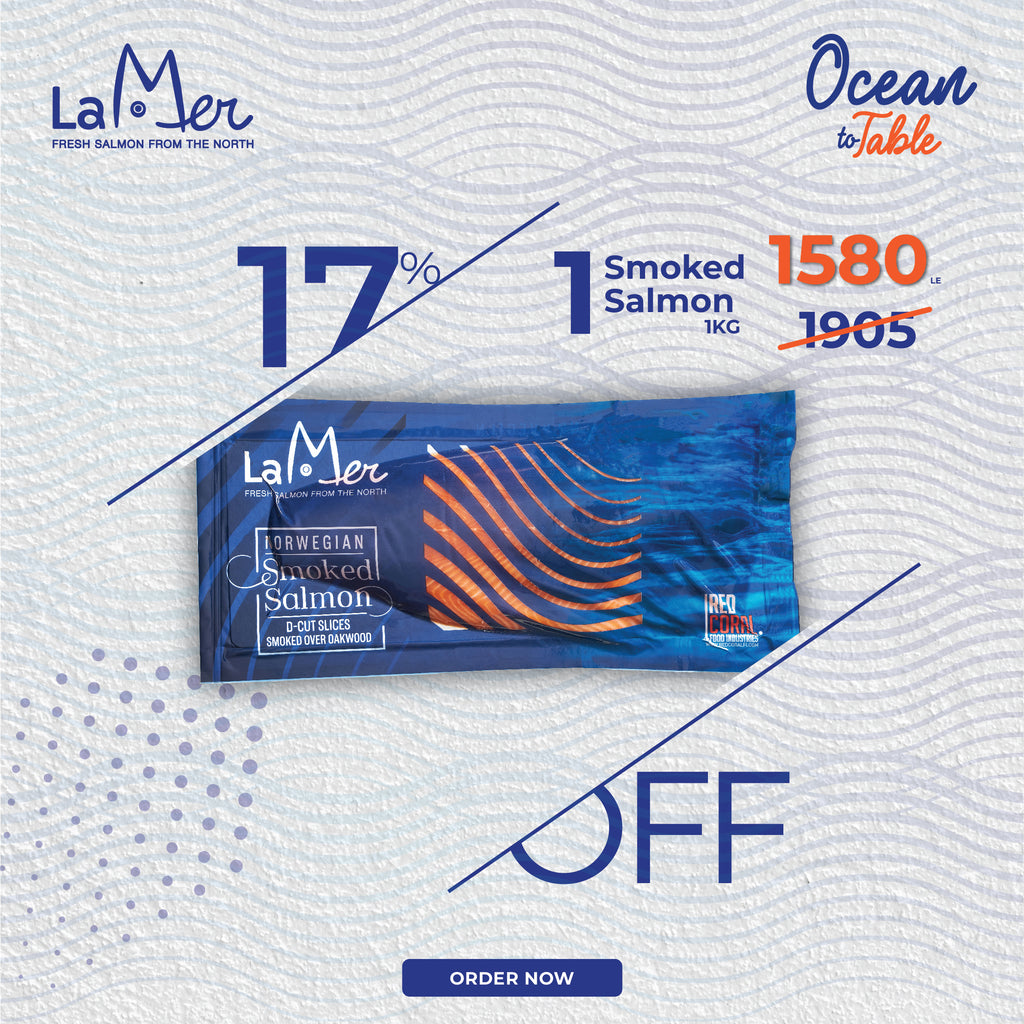 Buy 1 Pack 1000g smoked salmon with 17%off