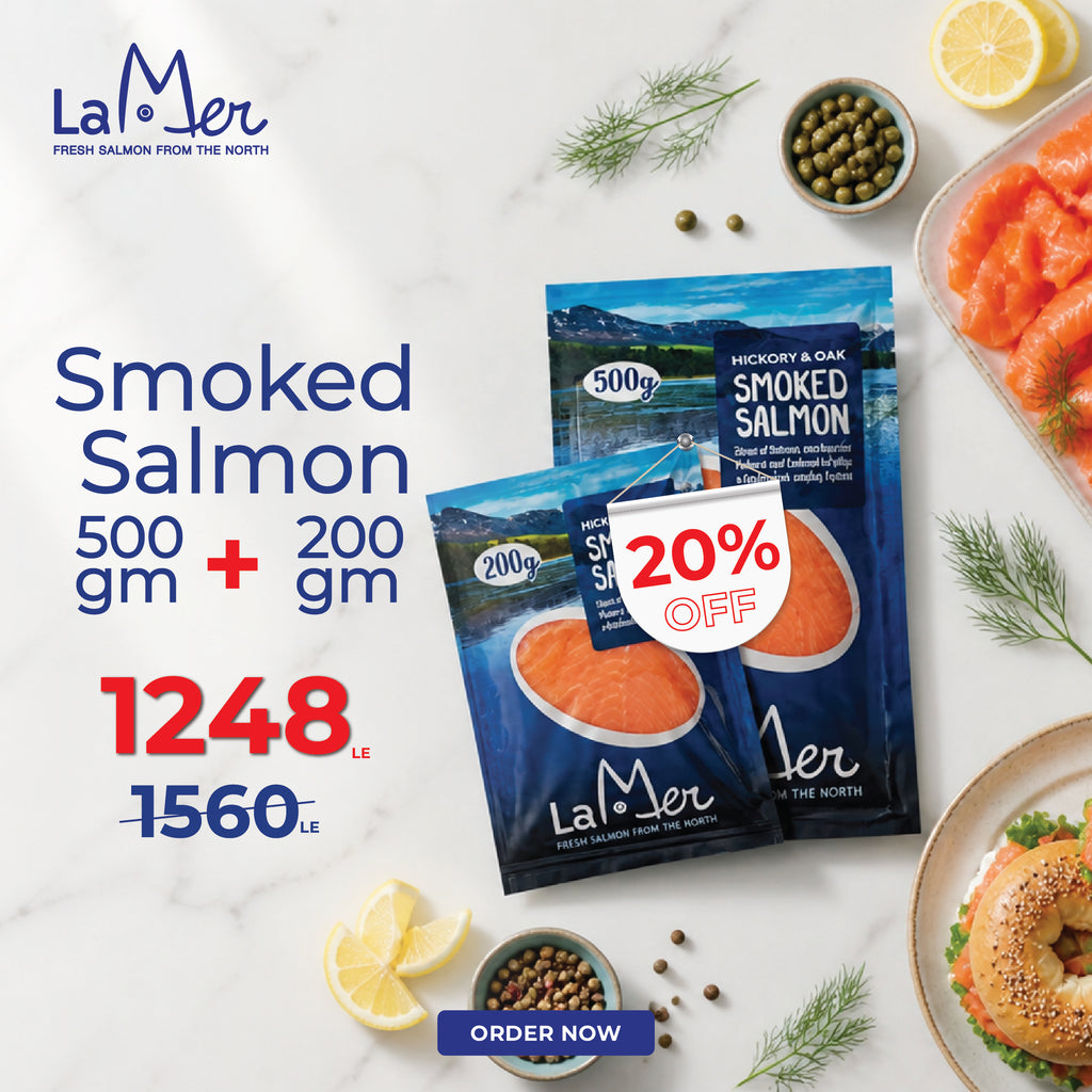 1×Smoked salmon 500G + 1×Smoked salmon 200G