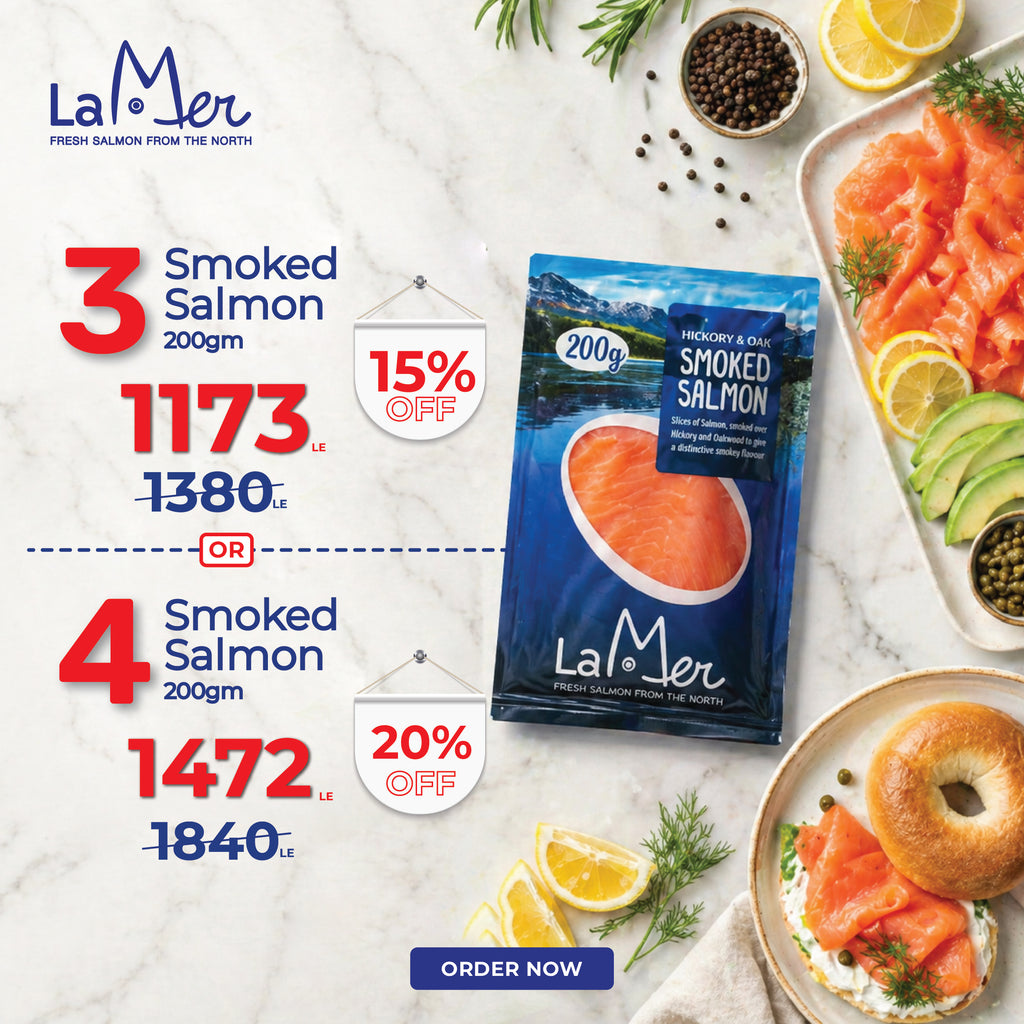 4× Smoked salmon 200G