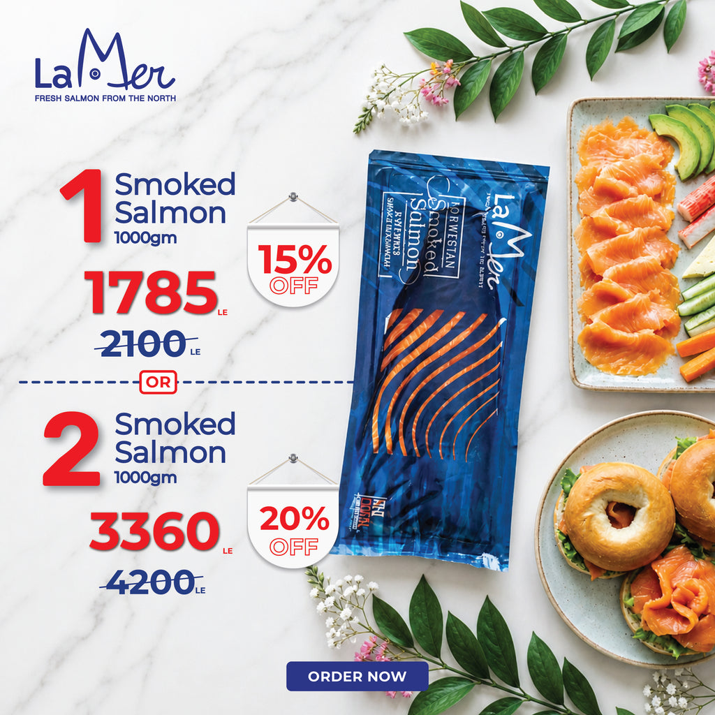 Smoked Salmon Slices Skin Off 1 KG