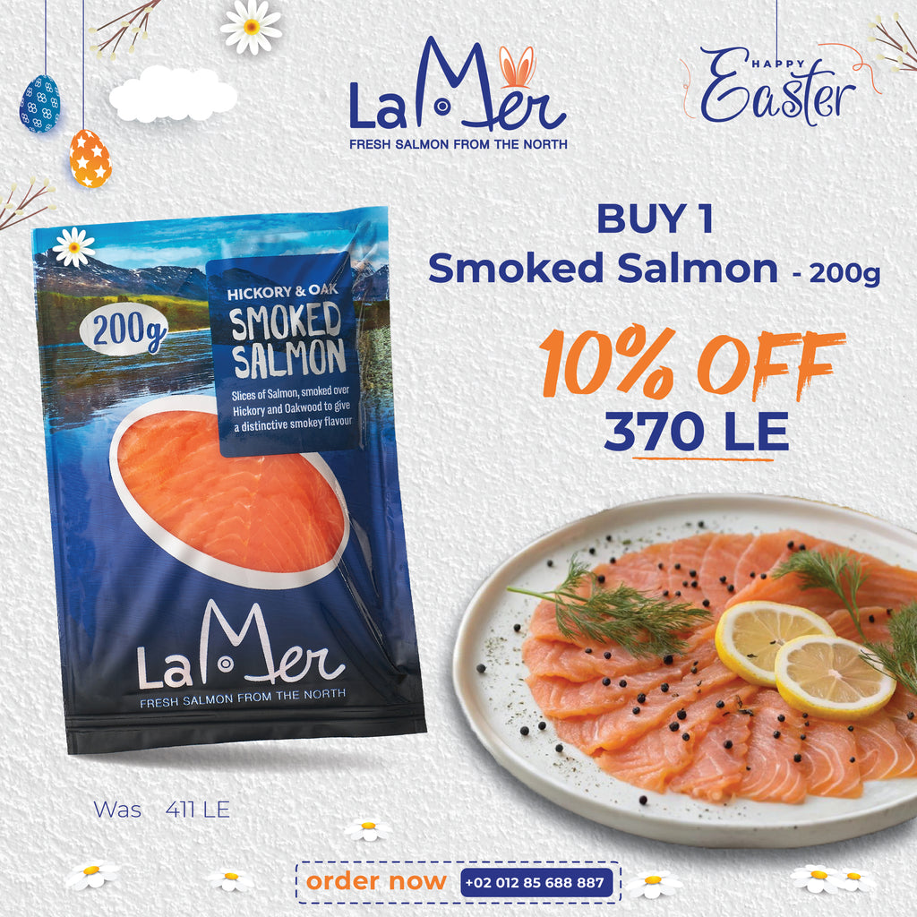 Norwegian Smoked Salmon Slices 200G