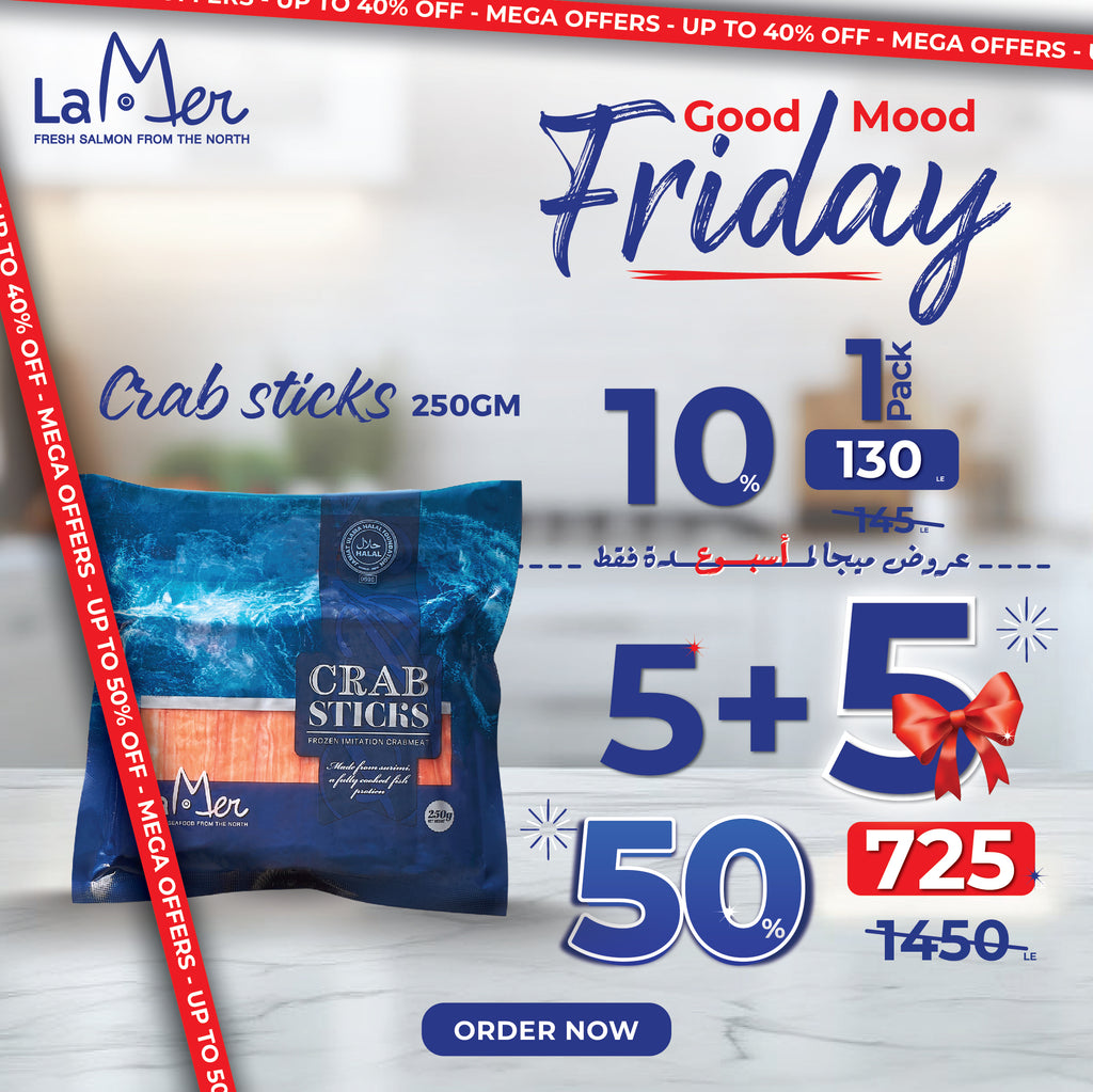 La Mer Crab sticks 45% Surimi 250G